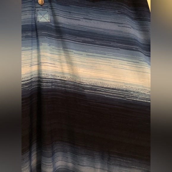 Variegated Blue Ladies 3/4 Sleeve Top j.t.b. Size XL - Picture 8 of 8